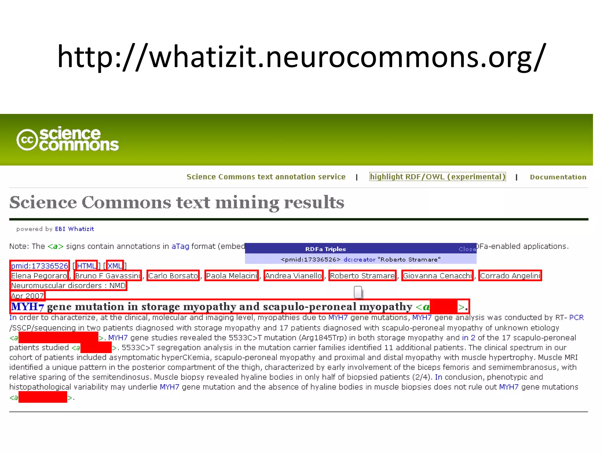 http://whatizit.neurocommons.org/
 