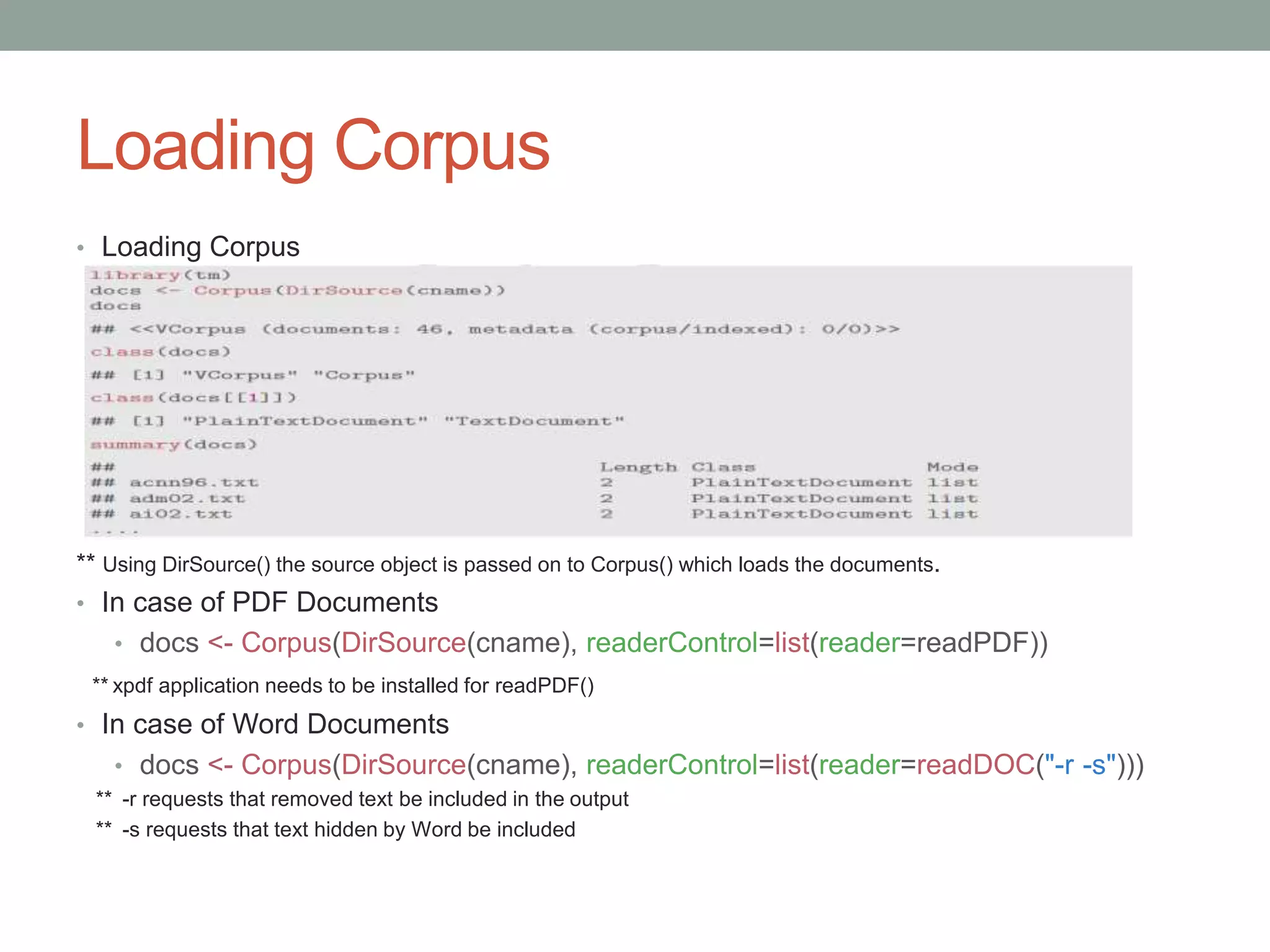 hands on: Text Mining With R | PPTX