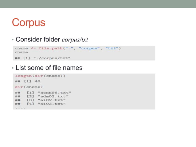 hands on: Text Mining With R | PPTX