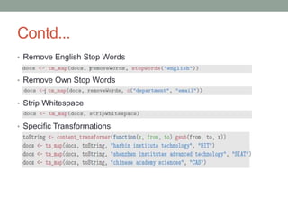 hands on: Text Mining With R | PPTX