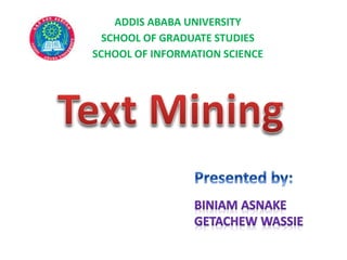 Text Mining | PPTX