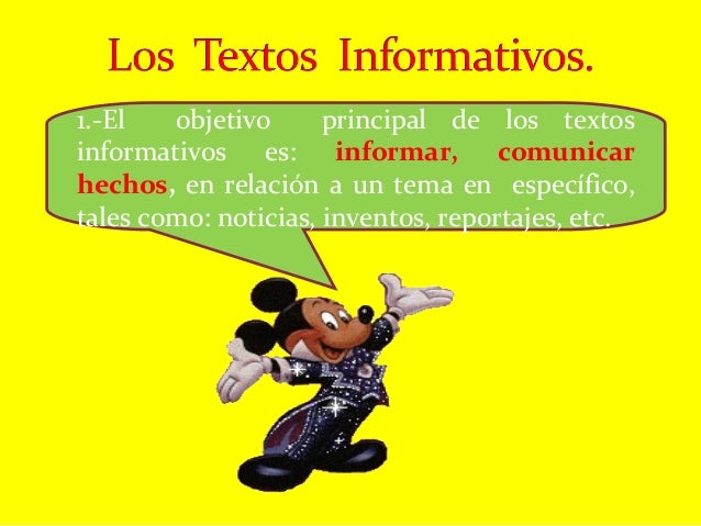 Texto informativo resumen