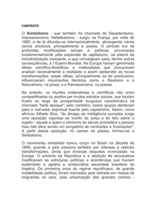 Texto Simbolismo