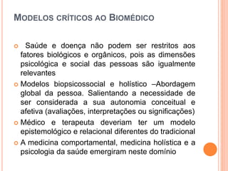 Texto 1 modelos em saúde | PPTX