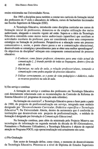 Texto apoio de te em portugal