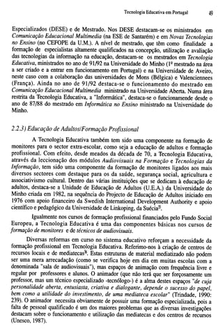 Texto apoio de te em portugal