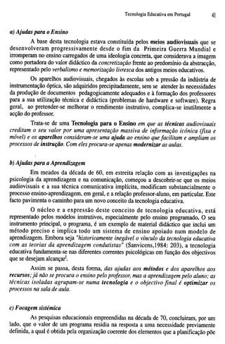 Texto apoio de te em portugal