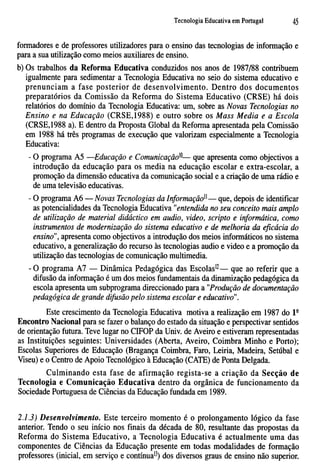 Texto apoio de te em portugal