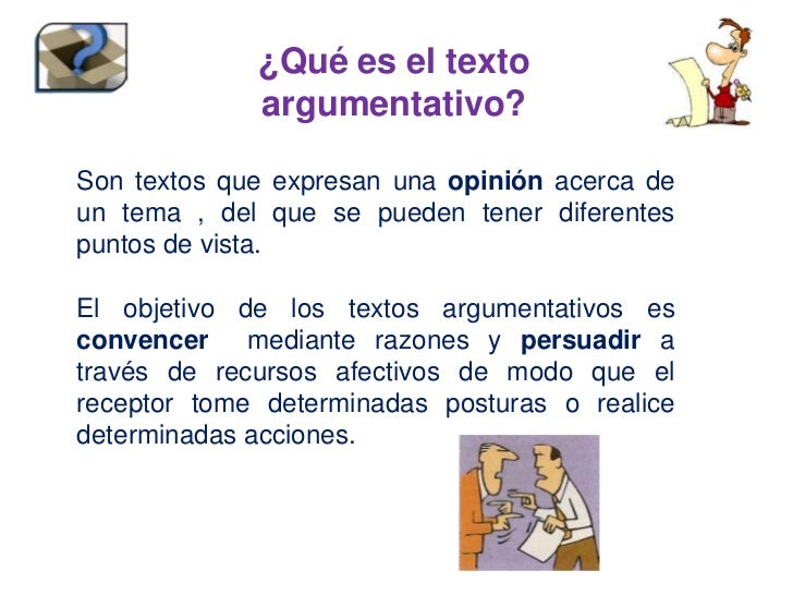 Texto argumentativo