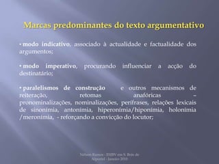elaborar  um guião com os principais dados e os fundamentos mais relevantes a utilizar.