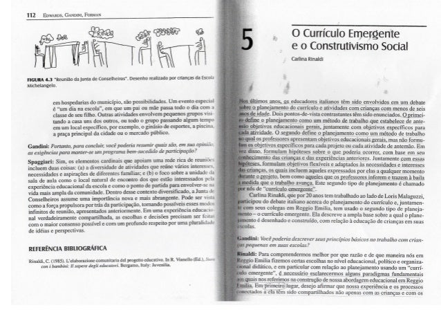 Texto Aula 6 Rinaldi Curriculo Emergente