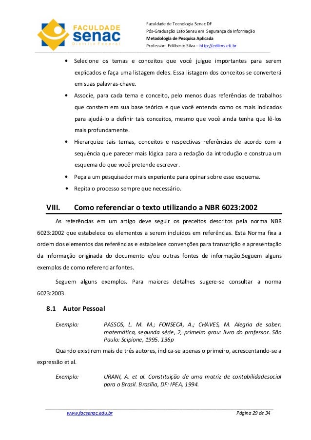 Como montar um artigo cientifico
