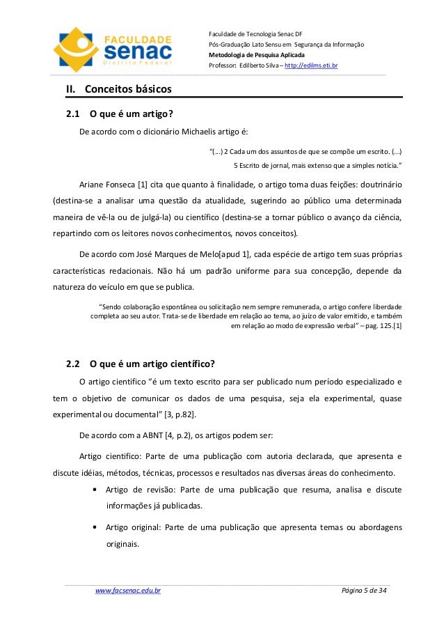 Fazer artigo