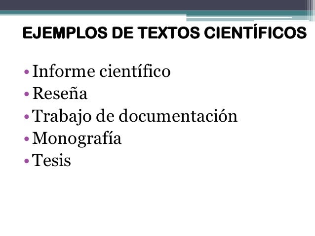 Texto cientifico
