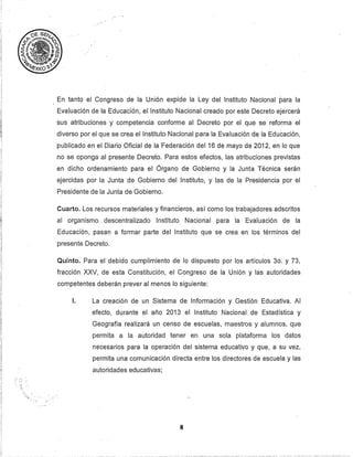 Texto de Reforma Educativa