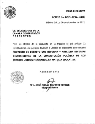 Texto de Reforma Educativa