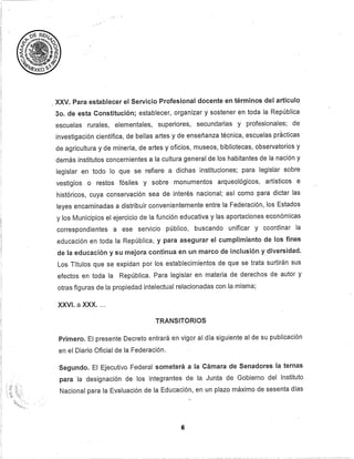 Texto de Reforma Educativa