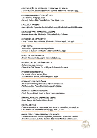 Texto do projeto de capelania escolar 2ª edição