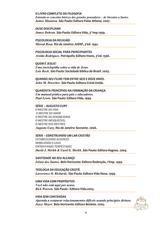 Texto do projeto de capelania escolar 2ª edição