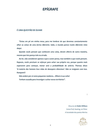 Texto do projeto de capelania escolar 2ª edição