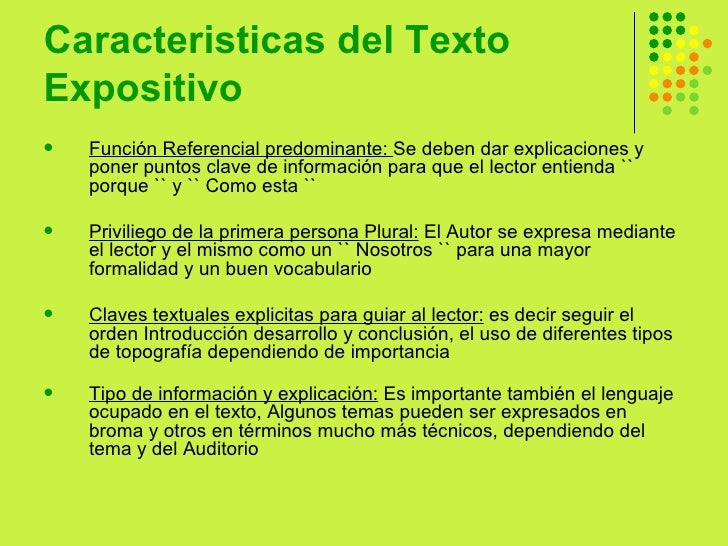 Texto expositivo