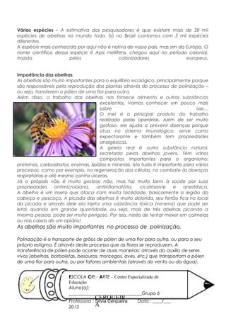 PDF) Abelha Procurada - Procura-se viva a abelha invasora: Bombus terrestris