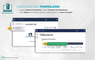 Guía Completa del Formulario 110 para Dependientes y RC-IVA en Bolivia ...