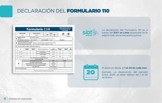 Guía Completa del Formulario 110 para Dependientes y RC-IVA en Bolivia ...