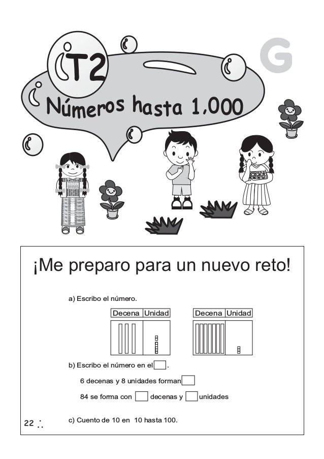 Texto Matematicas 2do Grado