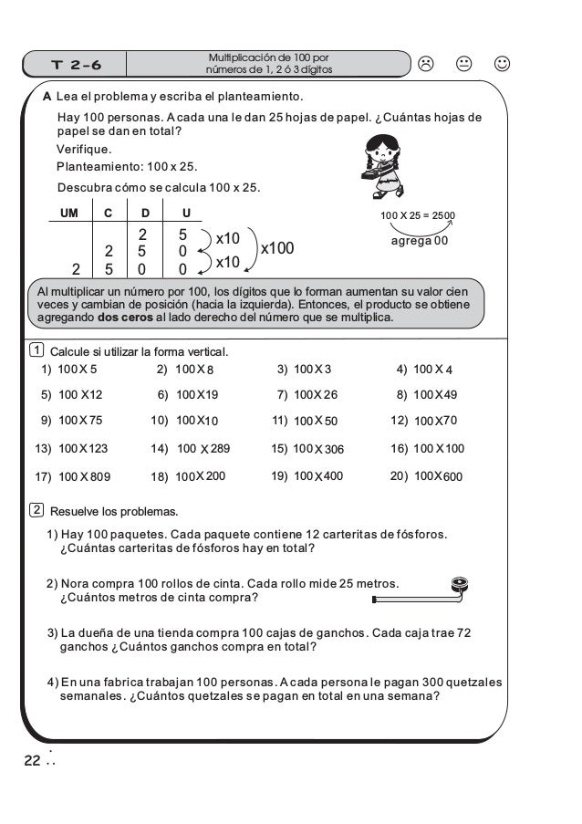 Texto Matematicas 4to Grado