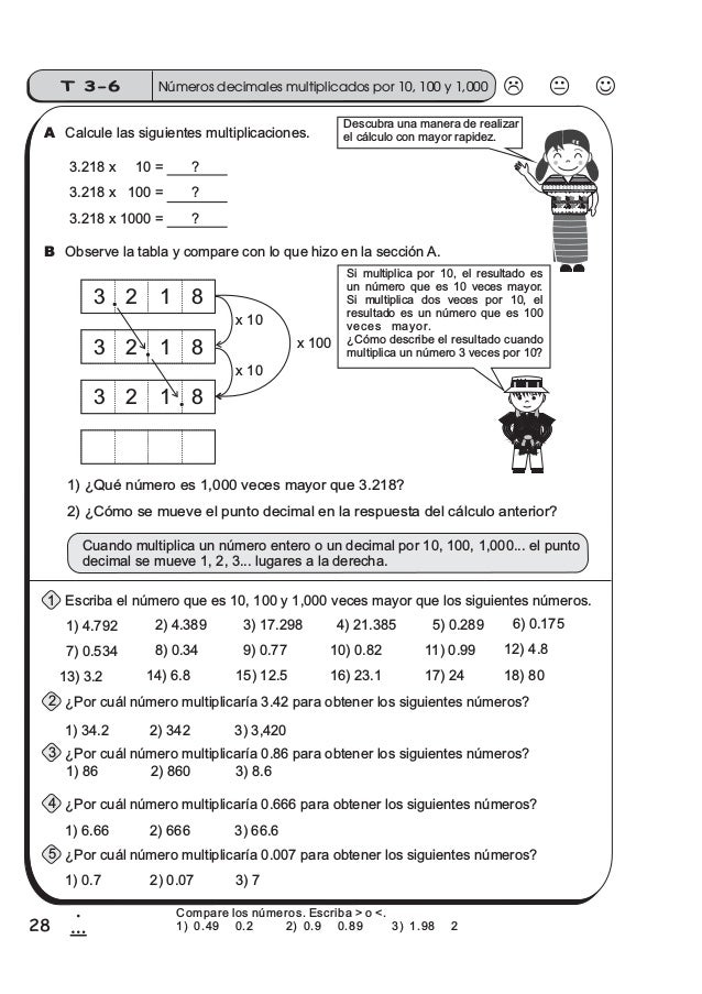 Texto Matematicas 5to Grado