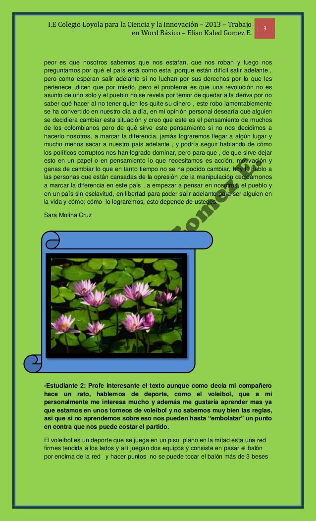 Texto mixto.