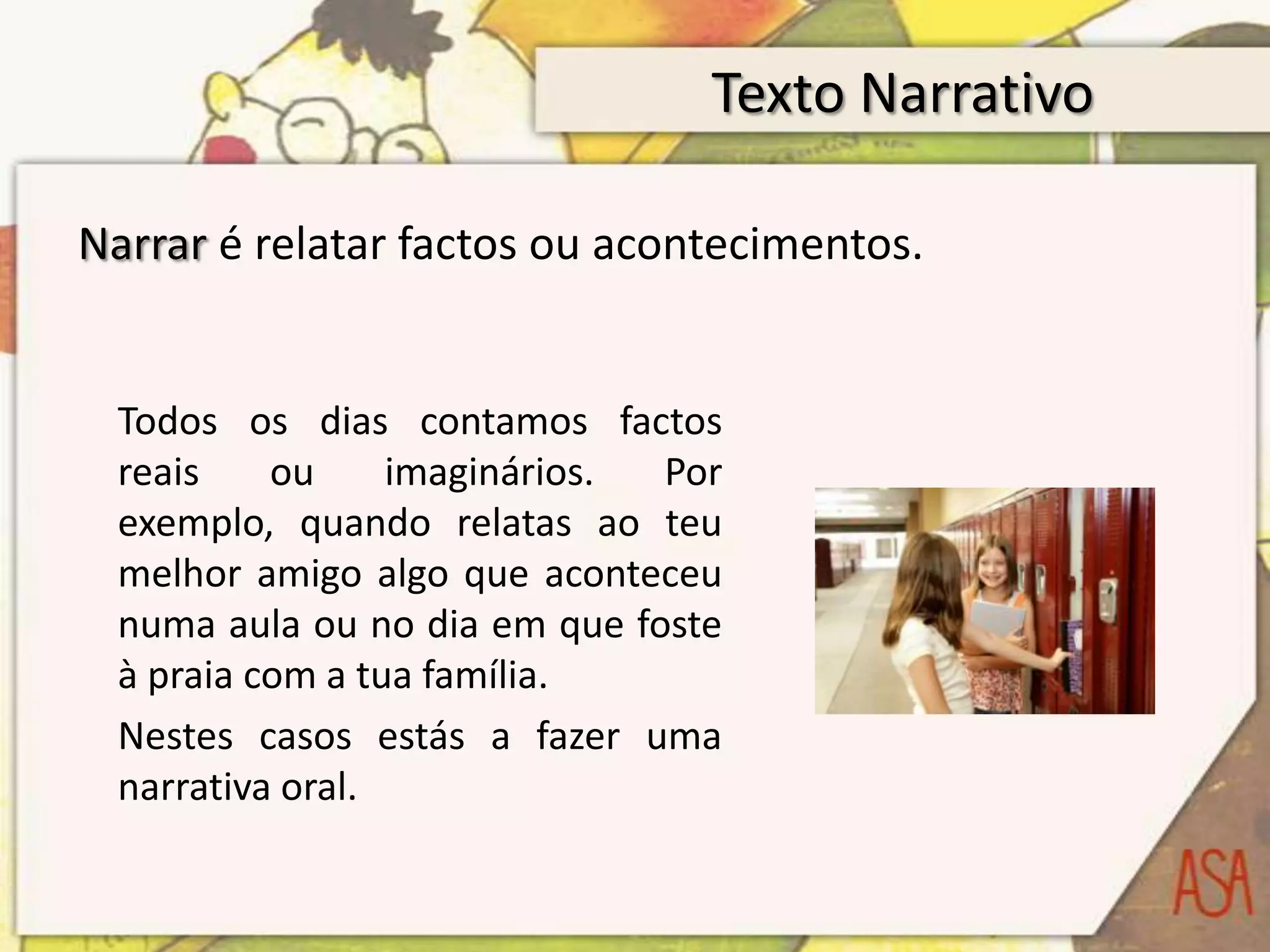Texto narrativo | PPTX