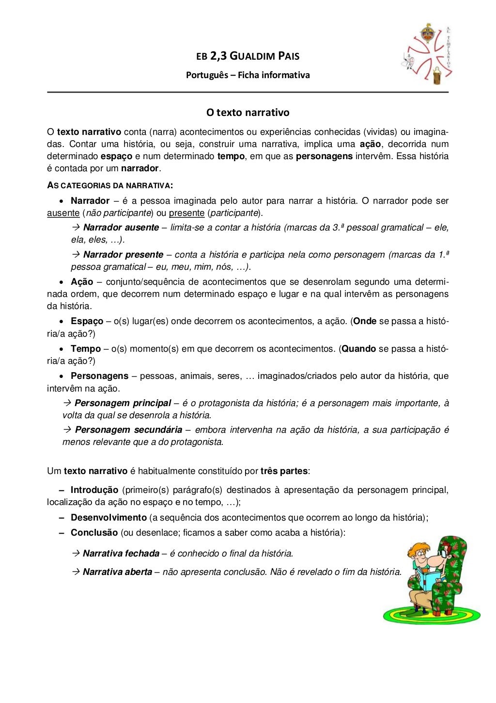 Texto Narrativo Em Primeira Pessoa Pronto 30 Linhas