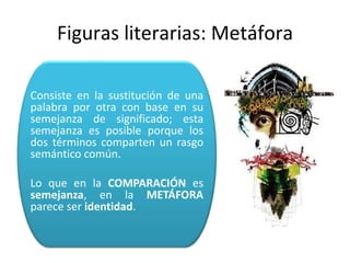 Figuras literarias: Aliteración Ejemplos"en el silencio sólo se escuchabaun susurro de abejas que sonaba"