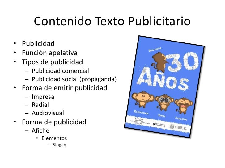 Texto publicitario sextos