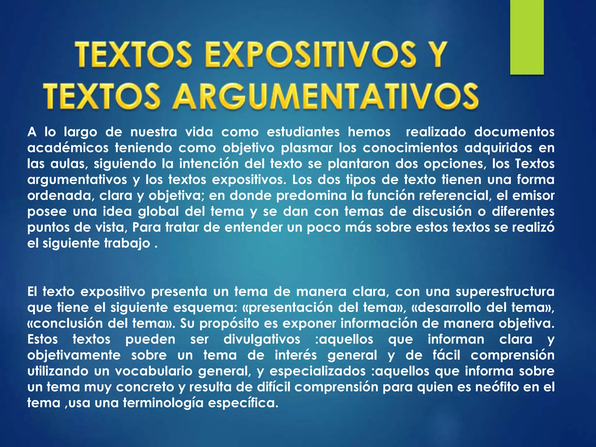 Textos expositivos-y-argumentativos | PPT