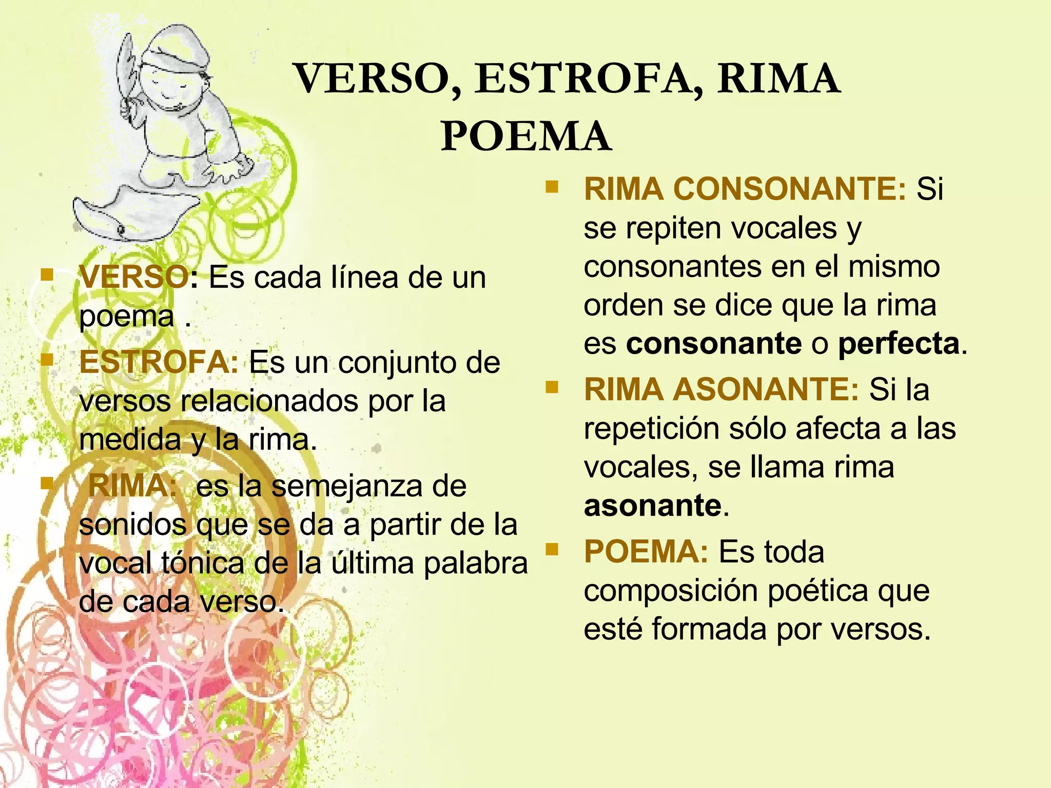 La Estrofa Rd textos poeticos estructura , figuras literarias | PPT | Poetry | Books ...
