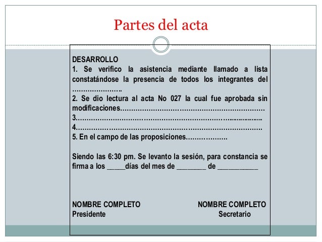 Textos administrativos