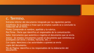 Textos administrativos | PPTX