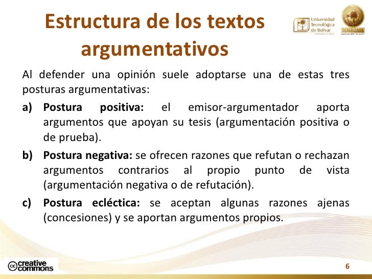 Textos argumentativos