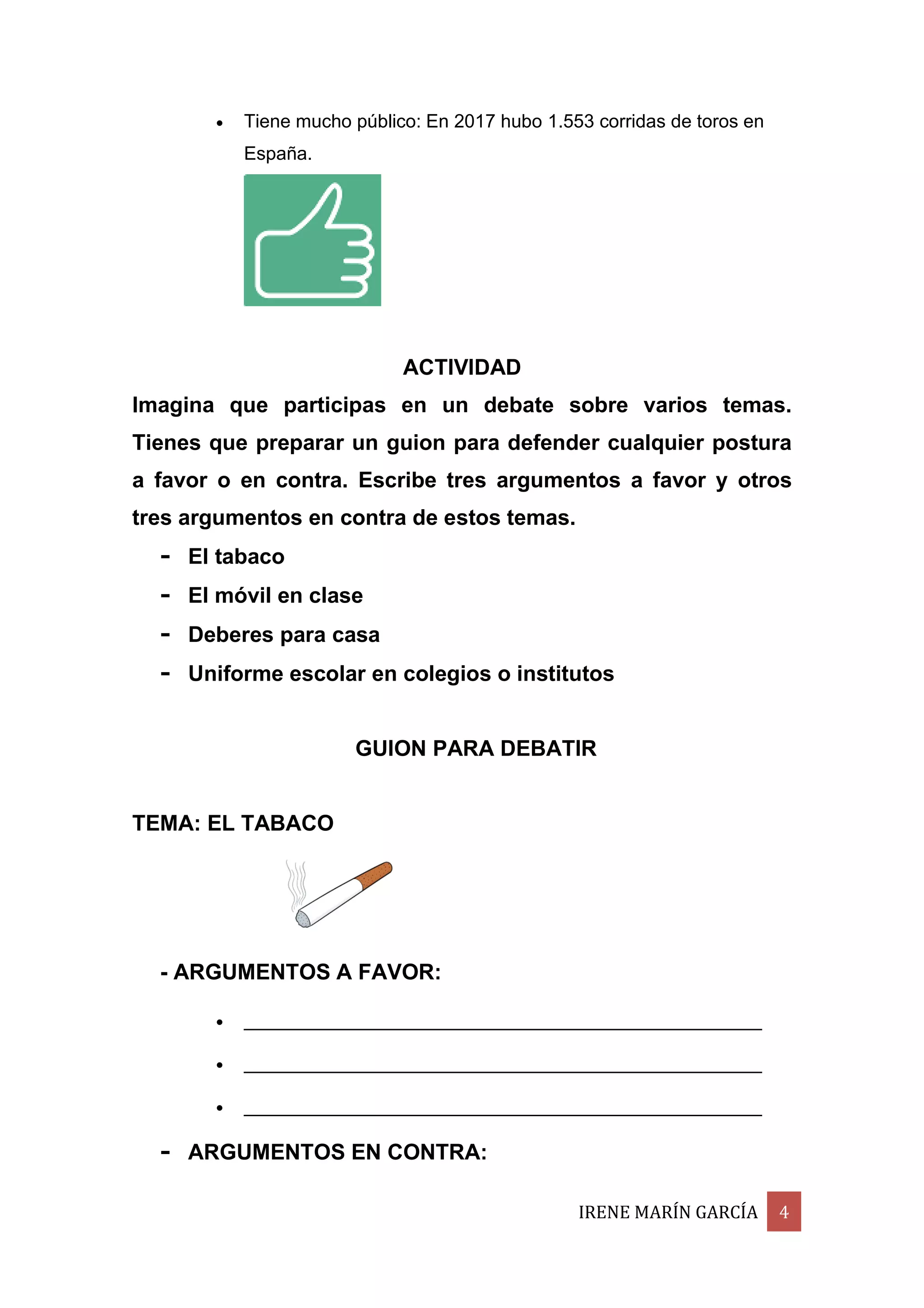 Debates Texto Textos argumentativos iv. el debate | PDF
