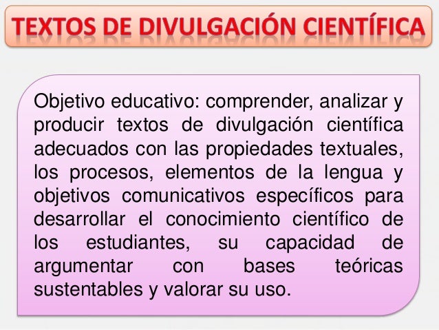 Bloque 1 Noveno Año de Básica (Textos de divulgación 