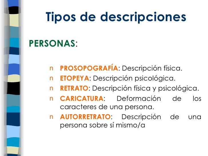 Textos Descriptivos