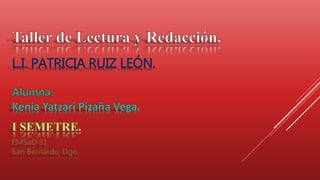 L.I. PATRICIA RUIZ LEÓN.
 