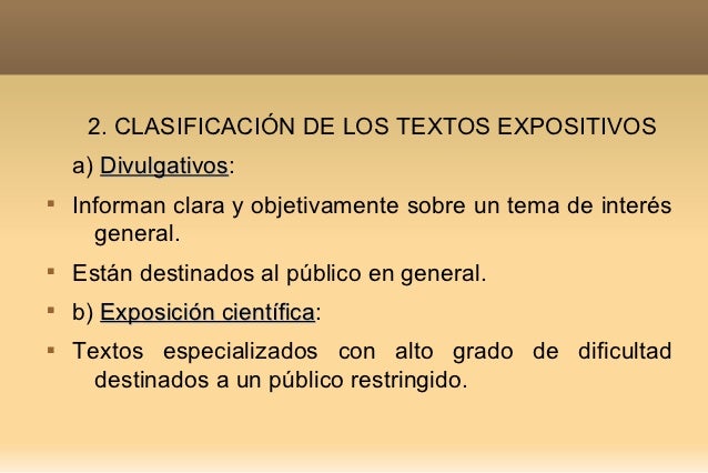 Textos expositivos