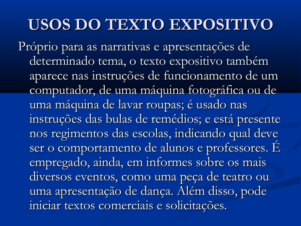 Textos expositivos