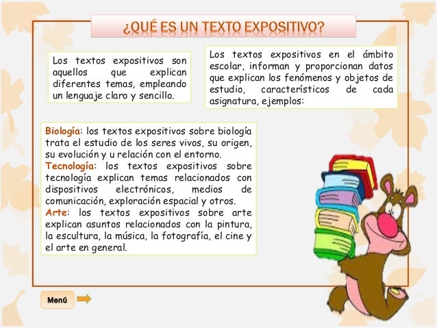 Texto Expositivo Primaria