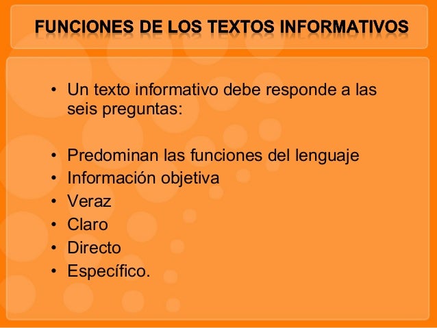 Textos informativos