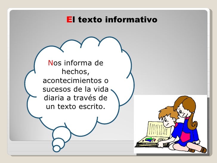 Textos informativos y poéticos